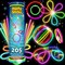 205 Piece Bulk Party Supplies Glow in The Dark Glow Sticks with Eye Glasses, Bracelets, and Connectors